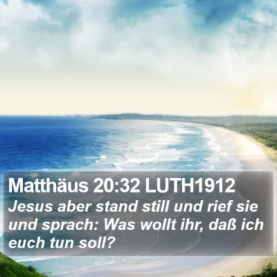 Matthäus 20:32 LUTH1912 Bible Verse Image