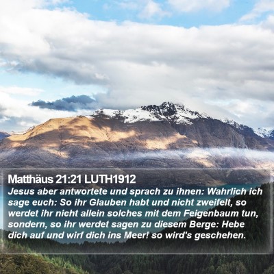 Matthäus 21:21 LUTH1912 Bible Verse Image