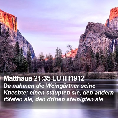 Matthäus 21:35 LUTH1912 Bible Verse Image