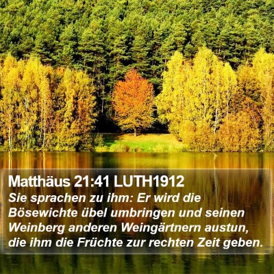 Matthäus 21:41 LUTH1912 Bible Verse Image