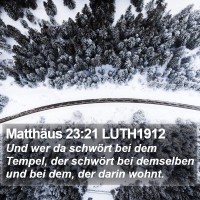 Matthäus 23:21 LUTH1912 Bible Verse Image