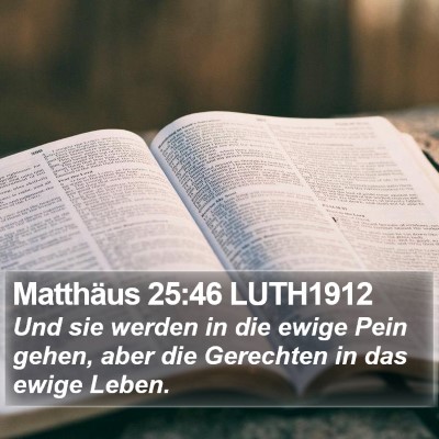 Matthäus 25:46 LUTH1912 Bible Verse Image