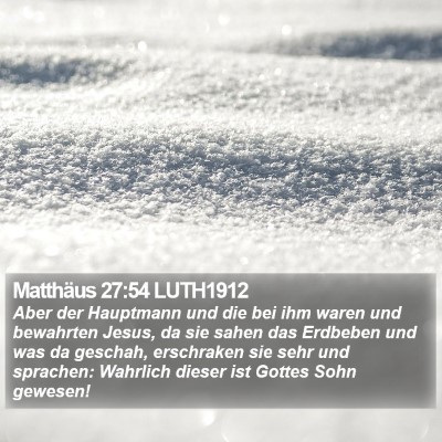 Matthäus 27:54 LUTH1912 Bible Verse Image