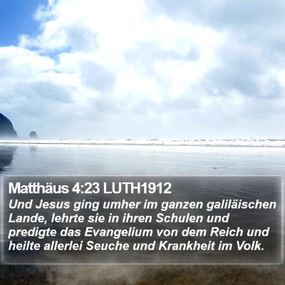 Matthäus 4:23 LUTH1912 Bible Verse Image
