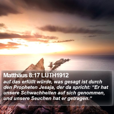 Matthäus 8:17 LUTH1912 Bible Verse Image