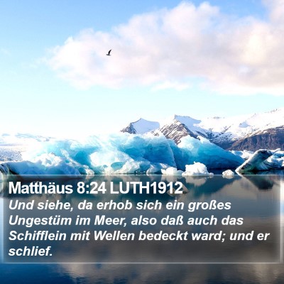 Matthäus 8:24 LUTH1912 Bible Verse Image