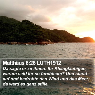 Matthäus 8:26 LUTH1912 Bible Verse Image