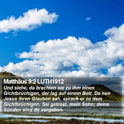Matthäus 9:2 LUTH1912 Bible Verse Image