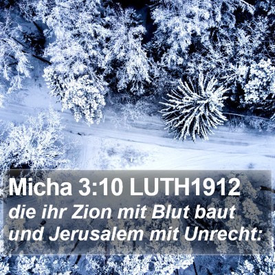 Micha 3:10 LUTH1912 Bible Verse Image