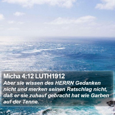 Micha 4:12 LUTH1912 Bible Verse Image