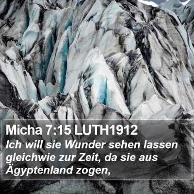 Micha 7:15 LUTH1912 Bible Verse Image