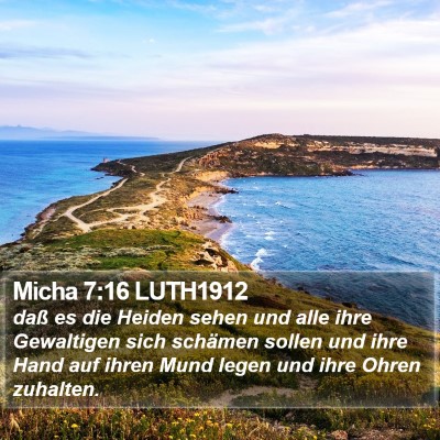 Micha 7:16 LUTH1912 Bible Verse Image