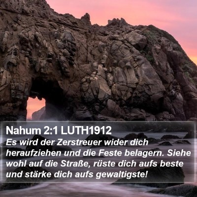 Nahum 2:1 LUTH1912 Bible Verse Image