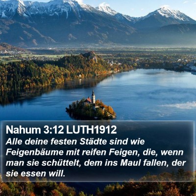 Nahum 3:12 LUTH1912 Bible Verse Image