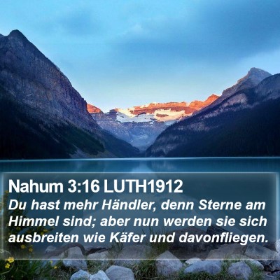 Nahum 3:16 LUTH1912 Bible Verse Image