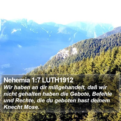 Nehemia 1:7 LUTH1912 Bible Verse Image
