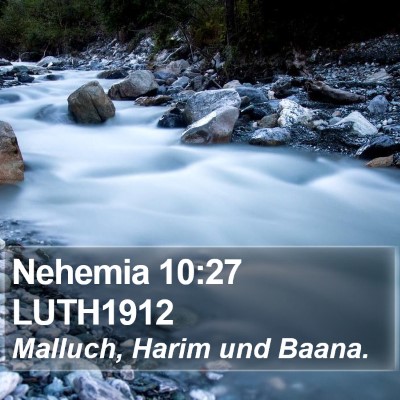 Nehemia 10:27 LUTH1912 Bible Verse Image