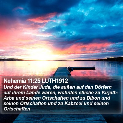 Nehemia 11:25 LUTH1912 Bible Verse Image
