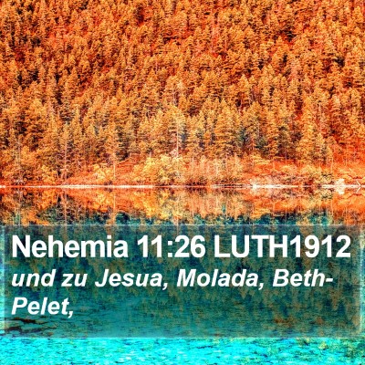 Nehemia 11:26 LUTH1912 Bible Verse Image