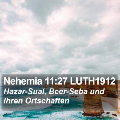 Nehemia 11:27 LUTH1912 Bible Verse Image