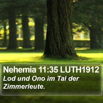 Nehemia 11:35 LUTH1912 Bible Verse Image