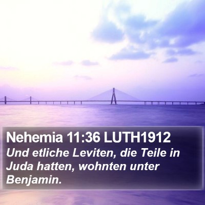 Nehemia 11:36 LUTH1912 Bible Verse Image