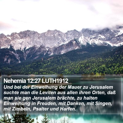 Nehemia 12:27 LUTH1912 Bible Verse Image