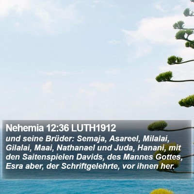 Nehemia 12:36 LUTH1912 Bible Verse Image