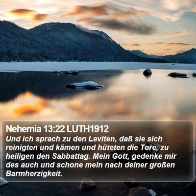 Nehemia 13:22 LUTH1912 Bible Verse Image