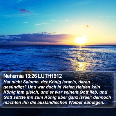 Nehemia 13:26 LUTH1912 Bible Verse Image