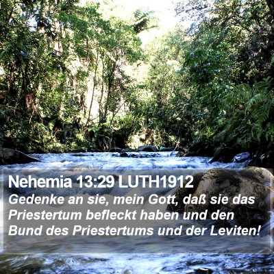 Nehemia 13:29 LUTH1912 Bible Verse Image