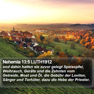 Nehemia 13:5 LUTH1912 Bible Verse Image