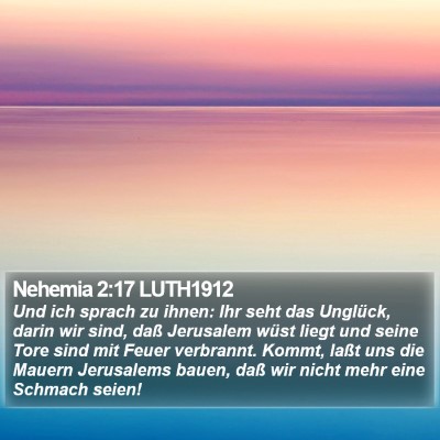 Nehemia 2:17 LUTH1912 Bible Verse Image