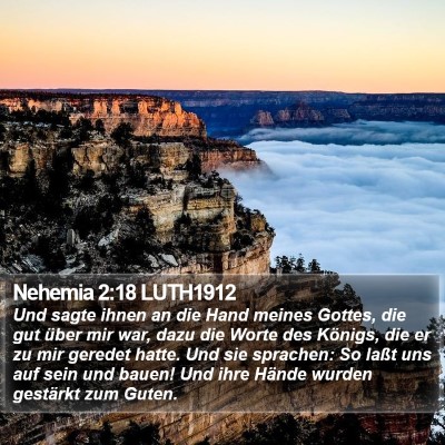 Nehemia 2:18 LUTH1912 Bible Verse Image