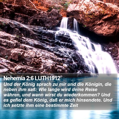 Nehemia 2:6 LUTH1912 Bible Verse Image