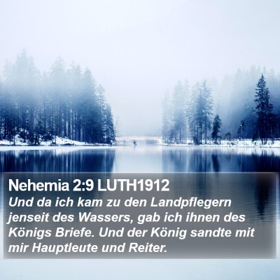 Nehemia 2:9 LUTH1912 Bible Verse Image
