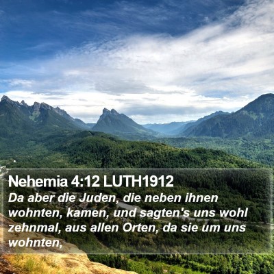 Nehemia 4:12 LUTH1912 Bible Verse Image