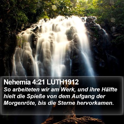 Nehemia 4:21 LUTH1912 Bible Verse Image