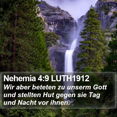 Nehemia 4:9 LUTH1912 Bible Verse Image