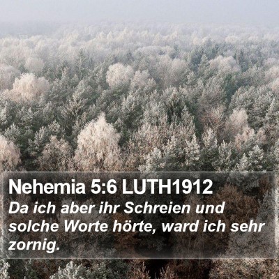 Nehemia 5:6 LUTH1912 Bible Verse Image