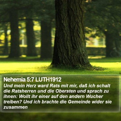 Nehemia 5:7 LUTH1912 Bible Verse Image