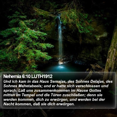 Nehemia 6:10 LUTH1912 Bible Verse Image