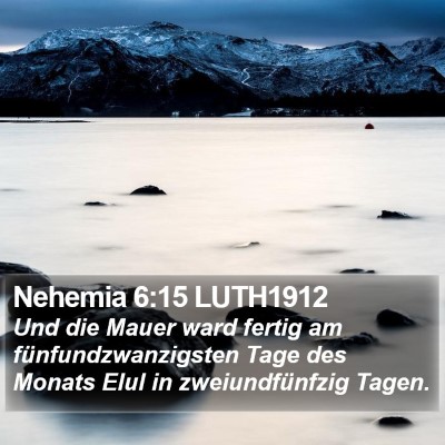 Nehemia 6:15 LUTH1912 Bible Verse Image