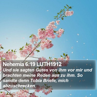 Nehemia 6:19 LUTH1912 Bible Verse Image