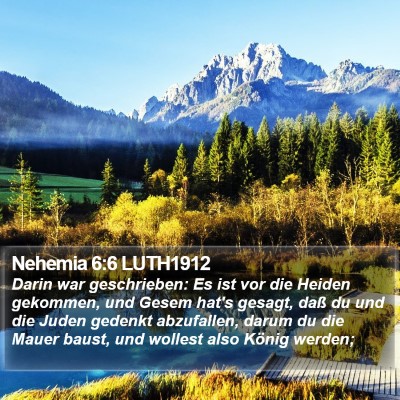 Nehemia 6:6 LUTH1912 Bible Verse Image