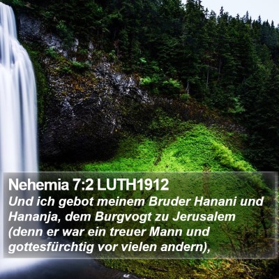 Nehemia 7:2 LUTH1912 Bible Verse Image