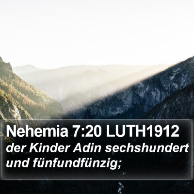 Nehemia 7:20 LUTH1912 Bible Verse Image