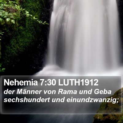 Nehemia 7:30 LUTH1912 Bible Verse Image