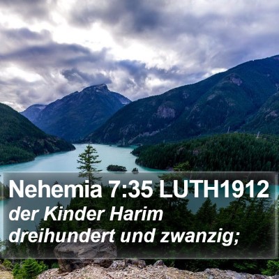 Nehemia 7:35 LUTH1912 Bible Verse Image