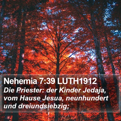 Nehemia 7:39 LUTH1912 Bible Verse Image